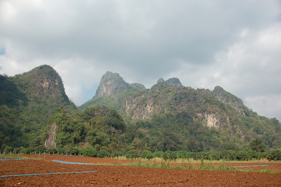 Paysages entre Chiang Dao et Chiang Rai