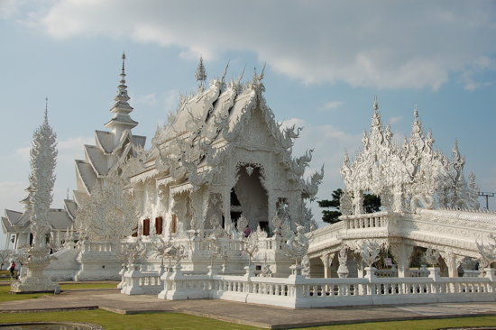 Le Wat Rong Khun, Chiang Rai: fou!