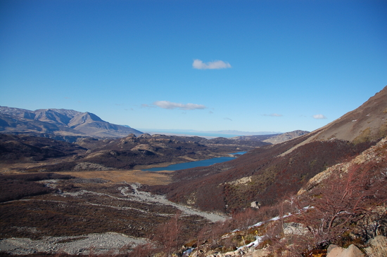 Lago Viedma tout au fond