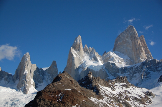 Depuis la Laguna de los tres