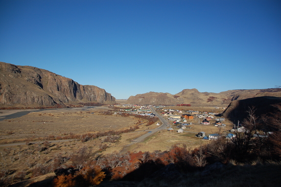 El Chalten en fin d'après-midi