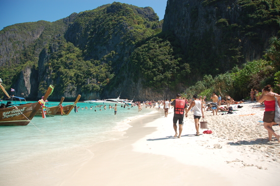 Maya Bay surpeuplée