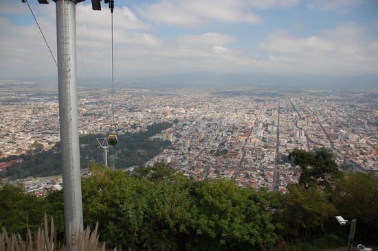Vue de Salta depuis le Cerro San Bernardo