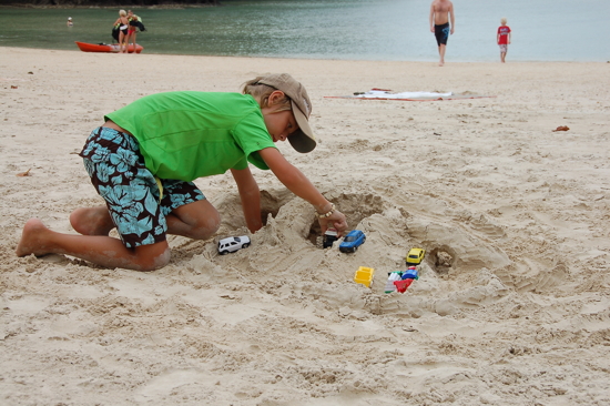Railay: jeux de sable