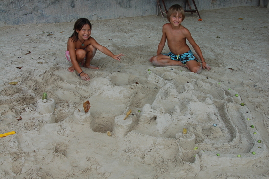 Jeux de sable à Railay