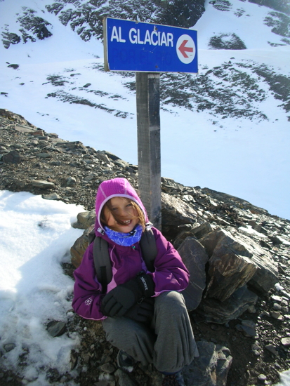 Le glacier, c'est par là!