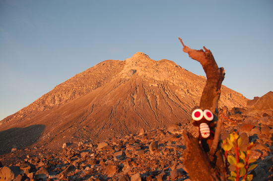 Presque au sommet du Merapi