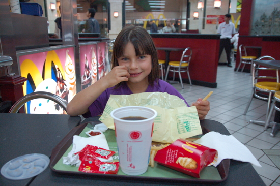 Le seul McDo du voyage (pour l'instant...)