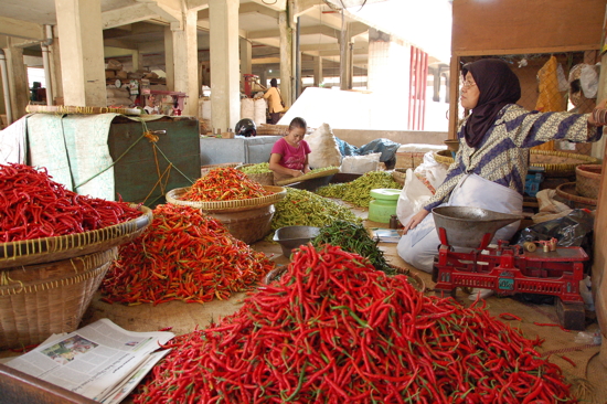 Le grand marché de Jogja