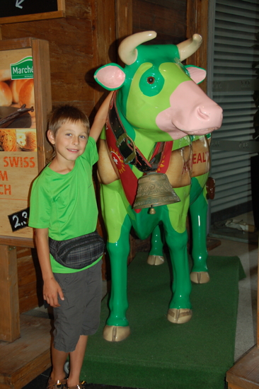 Vache verte, petit homme vert