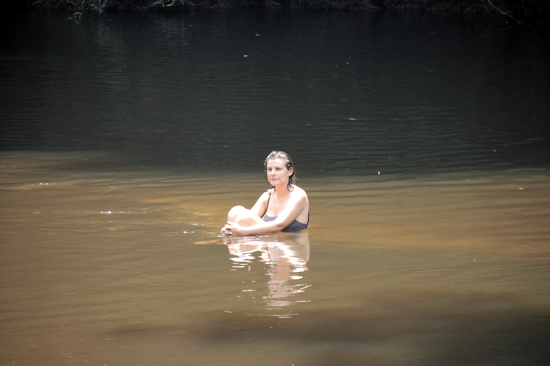 Baignade relaxante après l'effort
