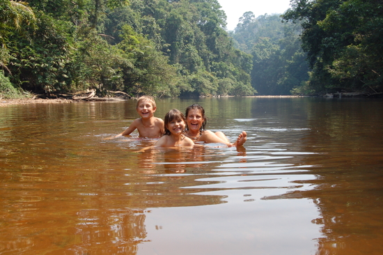 Baignade relaxante après l'effort