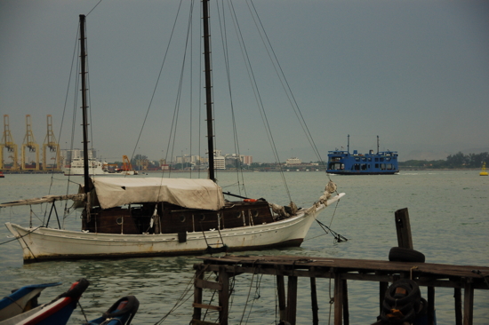 Au bout de la Chew Jetty