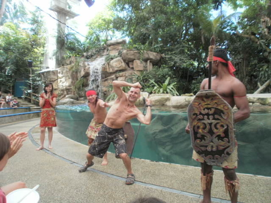 Jérôme participe au show...